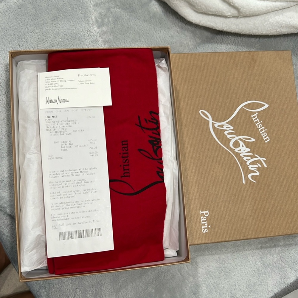Christian Louboutin Nude IRIZA 100 PATENT HEELS